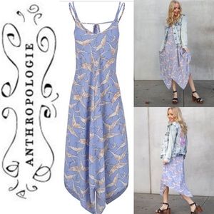 ANTHROPOLOGIE laguna hanky maxi dress